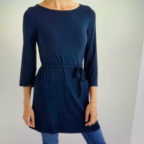Navy Tunic Top EUC - Picture 1 of 4